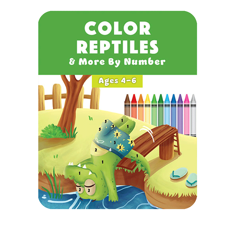 Color by Number - Grace Estle - Chandler the Crocodile Picture Book Author