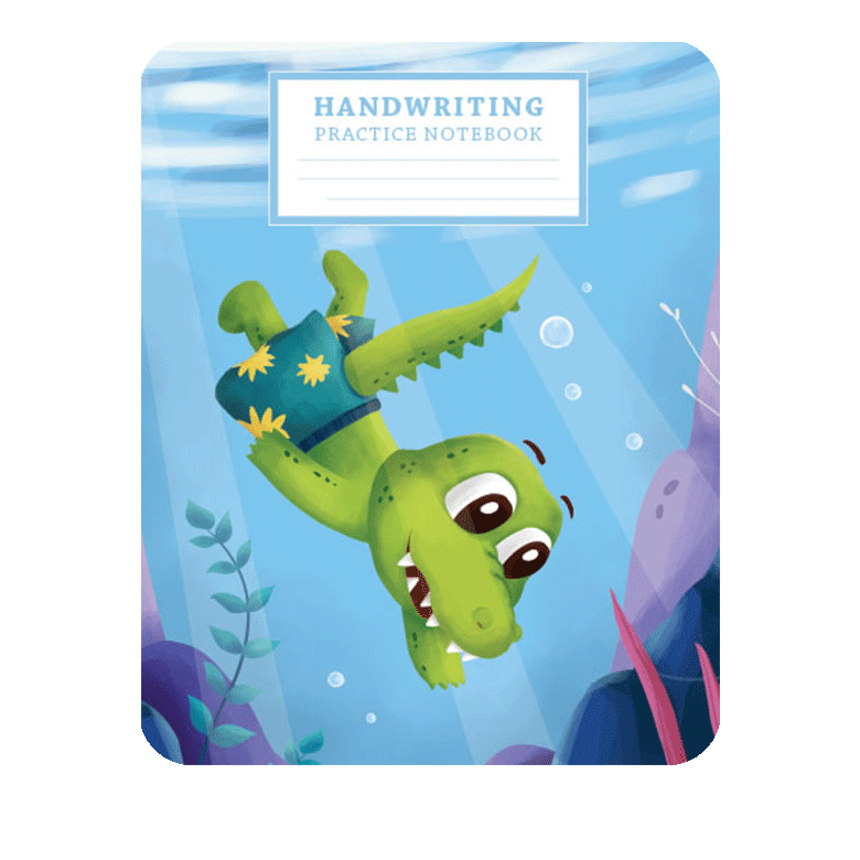 Diving Handwriting Workbook - Grace Estle - Chandler the Crocodile Picture Book Author