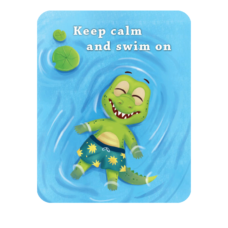 Swimming Notebook - Grace Estle - Chandler the Crocodile Picture Book Author